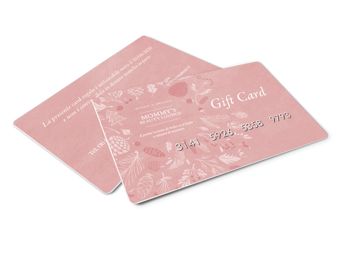 gift card per trattamenti bellezza benessere